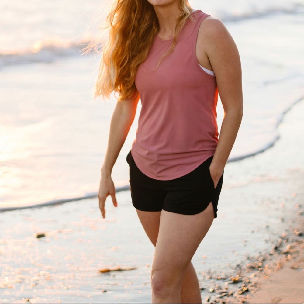 Black Hybrid Shorts